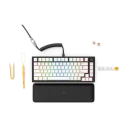 Glorious GMMK PRO 75% Pre-built ISO - Nordisk - Black - Gamingtastatur - Uten numpad - Nordisk - Hvit