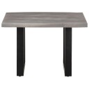 vidaXL Salongbord med naturlige kanter 60x60x40 cm heltre akasie