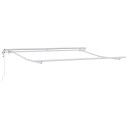 Automatisk uttrekkbar markise svart 300x250 cm  Markiseerstatningsstoff for 3x2.5 m ramme svart
