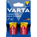Varta Longlife Max Power C Batterier - 2-pack Alkalinske 1,5V