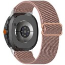 Nylonarmbånd for Samsung Galaxy Watch 8 / Watch 8 Classic Rose Pink