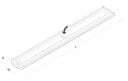SG Wave 600 Hvit 18W LED 4000k m/sensor