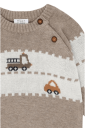 Hust And Claire Hust & Claire Pilou strikket genser til barn sand melange 62