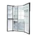 Haier HSPR79F18EWMB Kjøleskap-fryser Svart