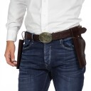 Wilbers & Wilbers Brunt dobbelt hylster med patroner One size 041115-V04