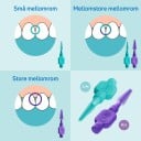 TePe EasyFit mellomromsbørste S/M 6 stk