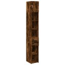  Smalt oppbevaringsskap røkt eik 30x42,5x225 cm konstruert tre
