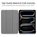 iPad Pro 13 (2024) Tri-Fold Series Smart Folio-etui Grå