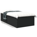  Sengeramme svart 90x200 cm konstruert tre 8721102616044