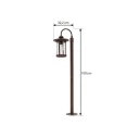 Lindby - Zayn Hage Lampe H109 Rust