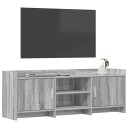  TV skap 130 x 33 x 47 cm Grå Sonoma Konstruert tre