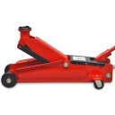 vidaXL Lavprofil hydraulisk gulv jekk 3 tonn, rød