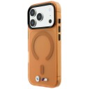 BMW M IML frostet metall-logo og dekor, MagSafe-etui til iPhone 17 Pro / 18 Pro Oransje