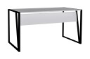 Skrivebord Tifany 140 cm   Hvit/Svart