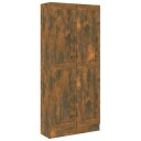 vidaXL Bokhylle r?kt eik 82,5x30,5x185,5 cm konstruert tre