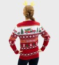 Jule Sweaters Genser   Kjøring Home For Jul   Rød   Jule Sweater   3 4 år 98 104   Genser