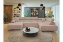 Gabina Sofa med Divan og Sjeselong 4 seter   Rosa