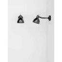 Rotaliana Luxy Glam H0 Vegglampe/Taklampe Black/Smoke Chrome Semi Transparent