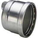 76,1 mm x 3/4" Sanpress Inox endehylse