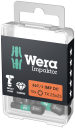 Wera 867/1 IMP DC TORX® DIY Impaktor bits. 10x TX 25x25 mm