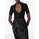 Elisabetta Franchi Dame Topper Svart M,