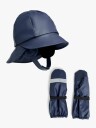Nordbjörn Fjord Fôret Sydvest &  Regnvotter, Navy, 4-6 år
