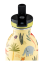 24 Bottles   Kids Collection   Urban Bottle 250 ml m. sportslokk   Jungle Friends 24B933
