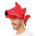 Ptit Clown Hatt Fisk Rød One size 24534