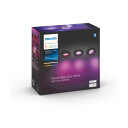 Philips Hue WCA Centura Downlight Rund 3x5,7W Sort - 60613