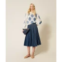 Twinset Dame Skjørt Blå L,