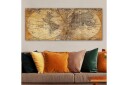 Canvasbilde YTY Map Flerfarget 120x50 cm
