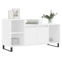 vidaXL TV-benk hvit 100x35x55 cm konstruert tre 8721012113633