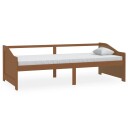 vidaXL Sengeramme 3 seter heltre furu 90x200 cm honningbrun