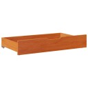  Sengeskuffer 2 stk voksbrun 95x55x16 cm heltre furu 850922