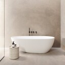 Pulcher Badekar Boheme XL 180 180x90 cm Massiv Matt Hvit SolidTec