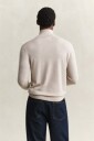 Gant Extrafine Merino Wool Half Zip   Beige   S