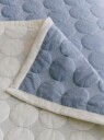 Mega Dot Sengeteppe 235x245 cm Dusty Blue