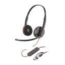 Poly Blackwire C3220 - 3200 Series - Hodesett - On-Ear - Kablet - Usb-C - Lydisolerende