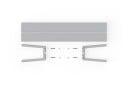 Fatboy Fred's bench utebenk light grey