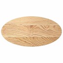  Bordplate 80x40x2 cm oval heltre eik