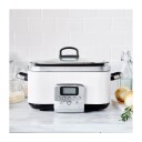 Slowcooker 6 liter 48 x 34 cm Rustfritt Stål Cloud Cream