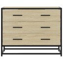  Kommode sonoma eik 70x41x56 cm konstruert tre 8721102841347