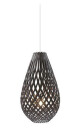 David Trubridge Koura Sort Taklampe