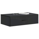 vidaXL Vegghengt Sidebord Svart 59 x 34,5 x 17 cm Konstruert tre