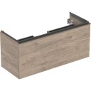 Geberit Acanto servantskap 118,4x47,5 cm valnøtt