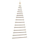  Hengende juletre med toppstjerne 100x210 cm naturlig gren