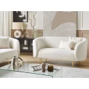 2 seters sofa Loen   Hvit gull