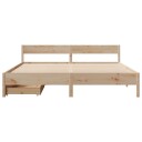  Sengeramme uten madrass 180x200 cm heltre furu