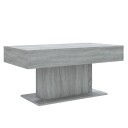 vidaXL Salongbord grå sonoma 96x50x45 cm konstruert tre