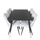 Venture Home Spisegruppe Venture Home Dipp med 6 Velvet Deluxe Stoler GR19968